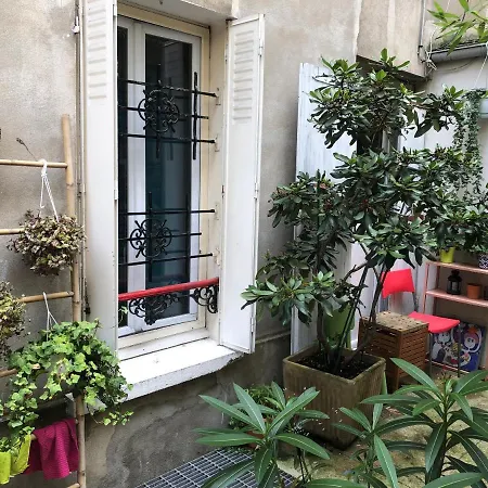 Studio Maryline: Cozy Parisian Retreat with Patio View Exterior photo